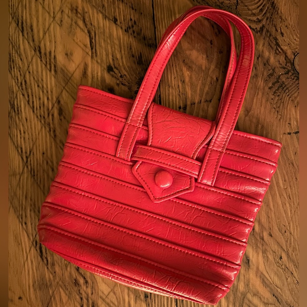 Vintage Stitched Leather Purse